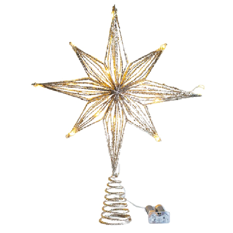 Star Tree Topper - Noel ağacı Toppers yıldız LED lamba