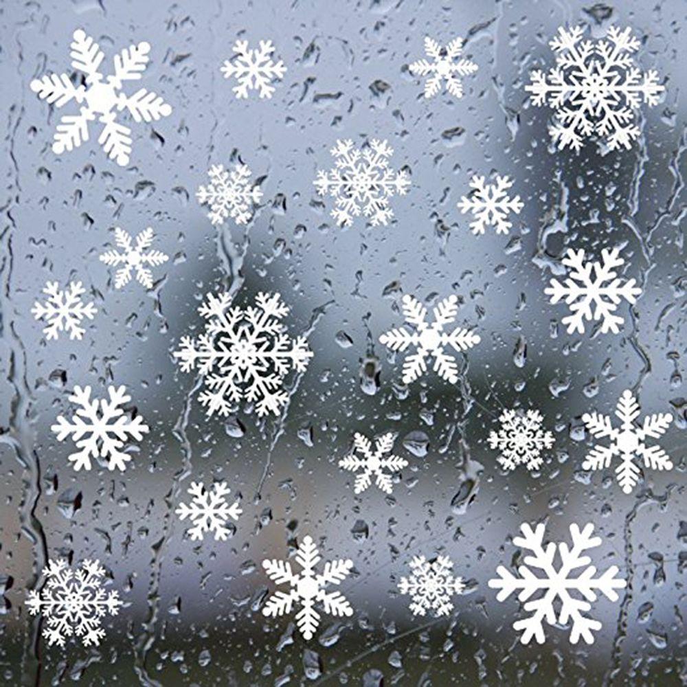 27/38 adet hediye Xmas festiva - Snowflake Window Decal incelemesi ve fiyatı