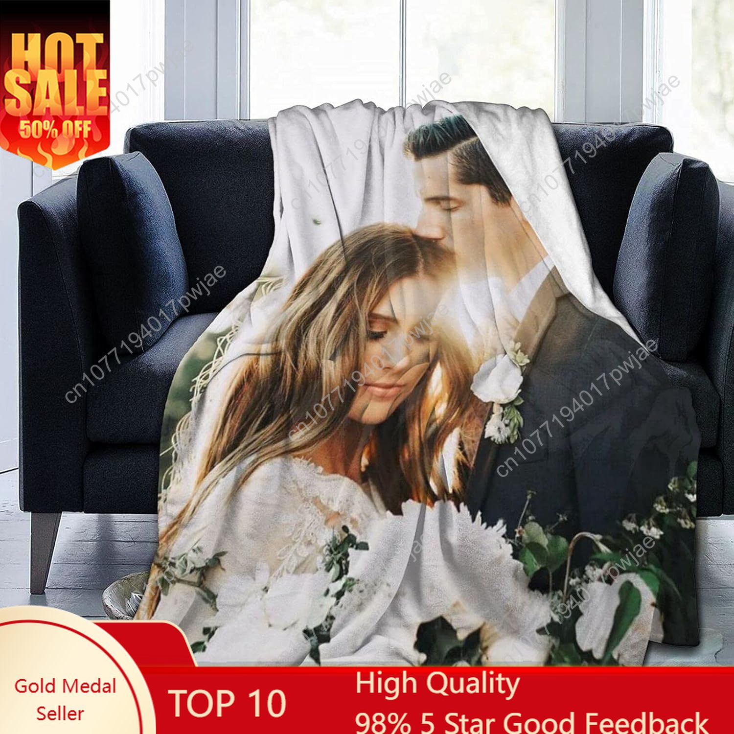 Fotoğraflı Özel Battaniye, Yaz - Christmas Throw Blanket incelemesi ve fiyatı