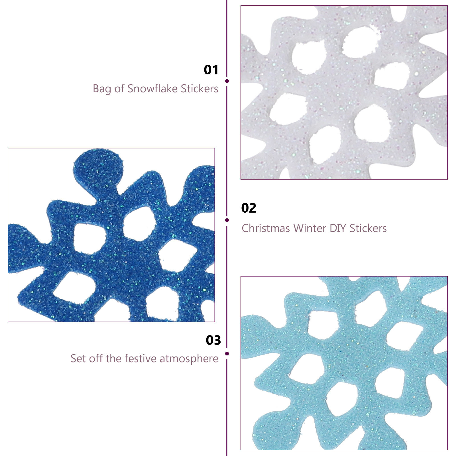 Kendin Yap Köpük Kar Tanesi Çı - Snowflake Window Decal incelemesi ve fiyatı