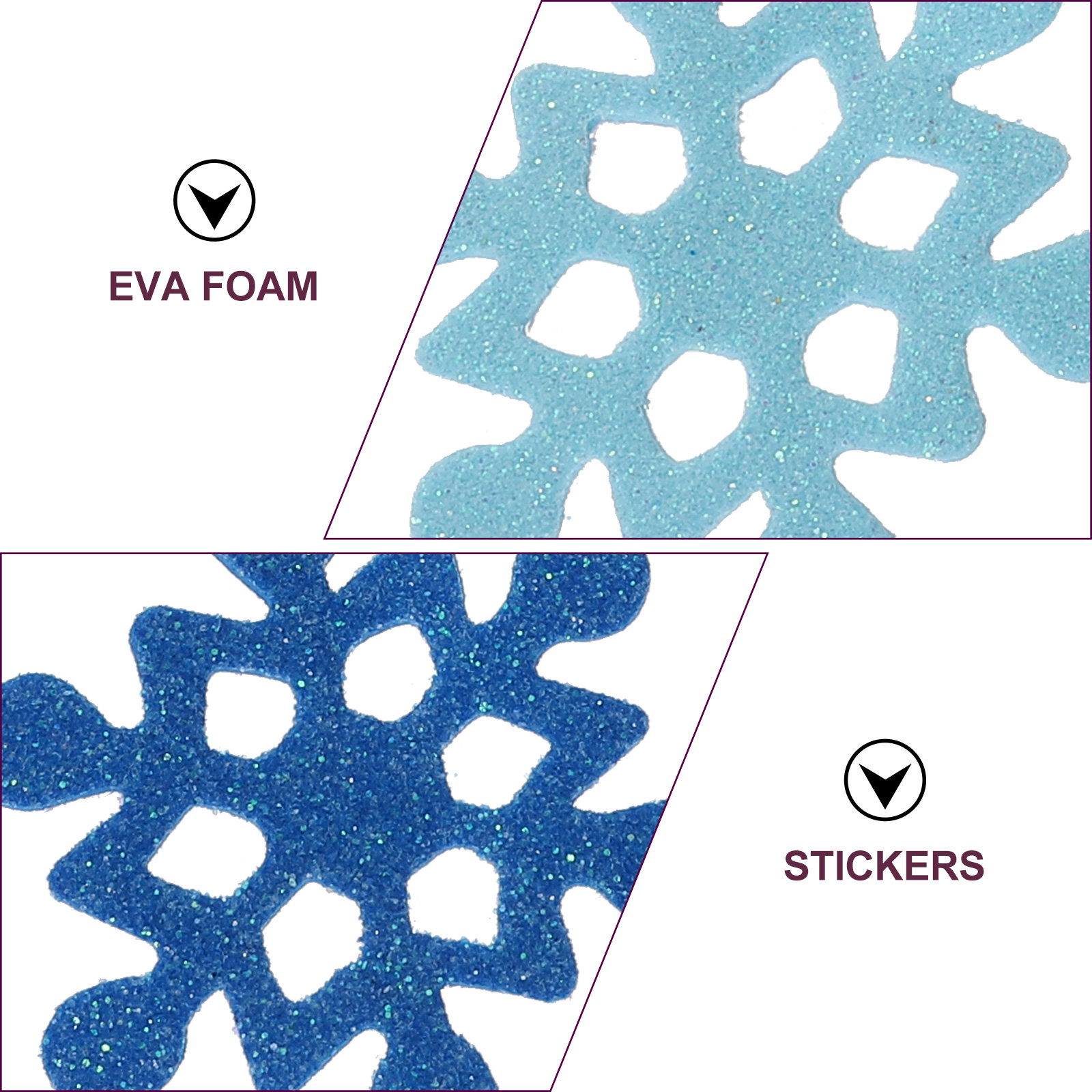 Kendin Yap Köpük Kar Tanesi Çı - Snowflake Window Decal incelemesi ve fiyatı