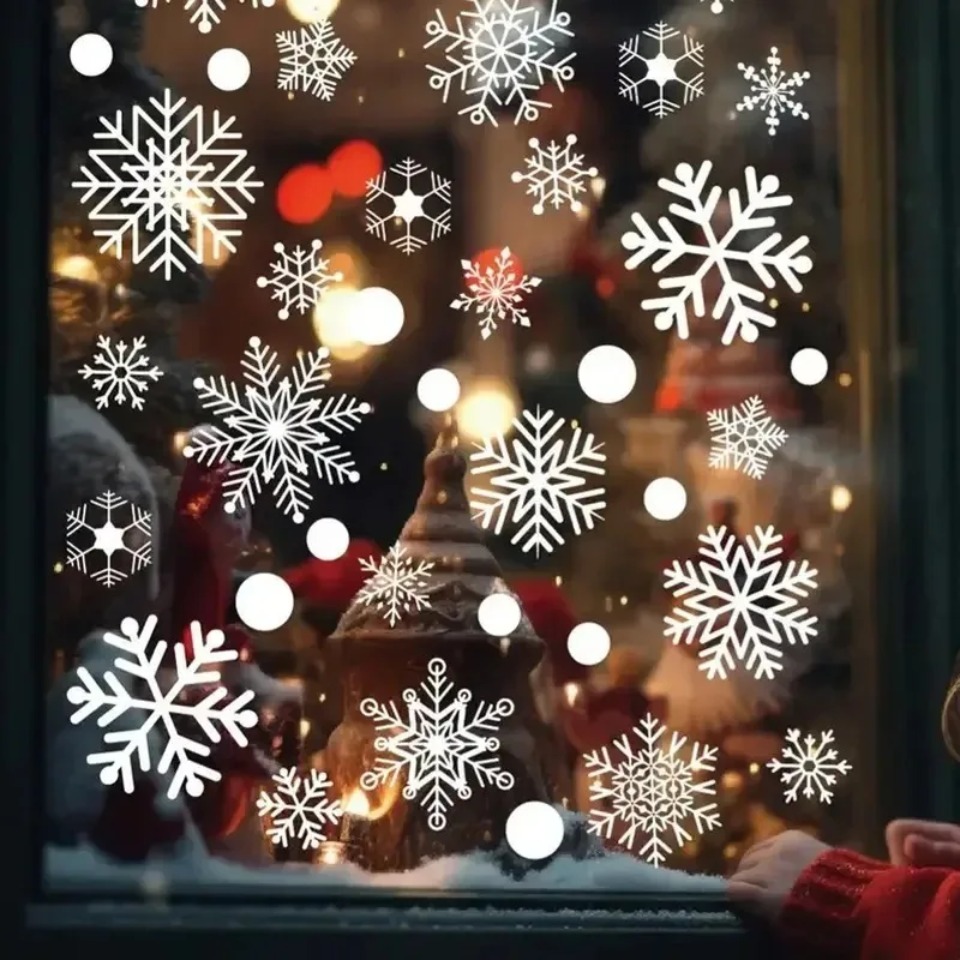 1 Set Kar Tanesi Pencere Çıkar - Snowflake Window Decal incelemesi ve fiyatı