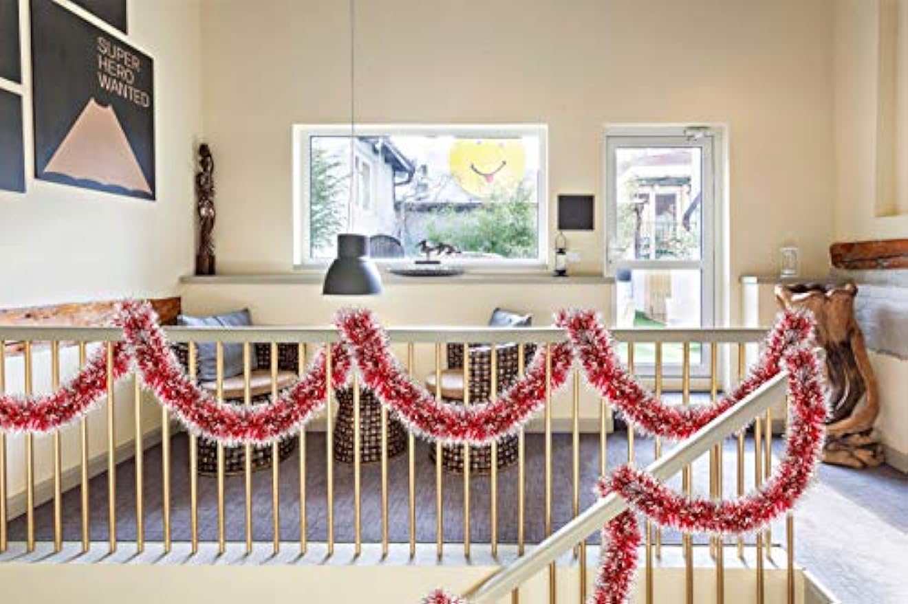 2M noel metalik flamalar yeşil - Tinsel Garland Decoration incelemesi ve fiyatı