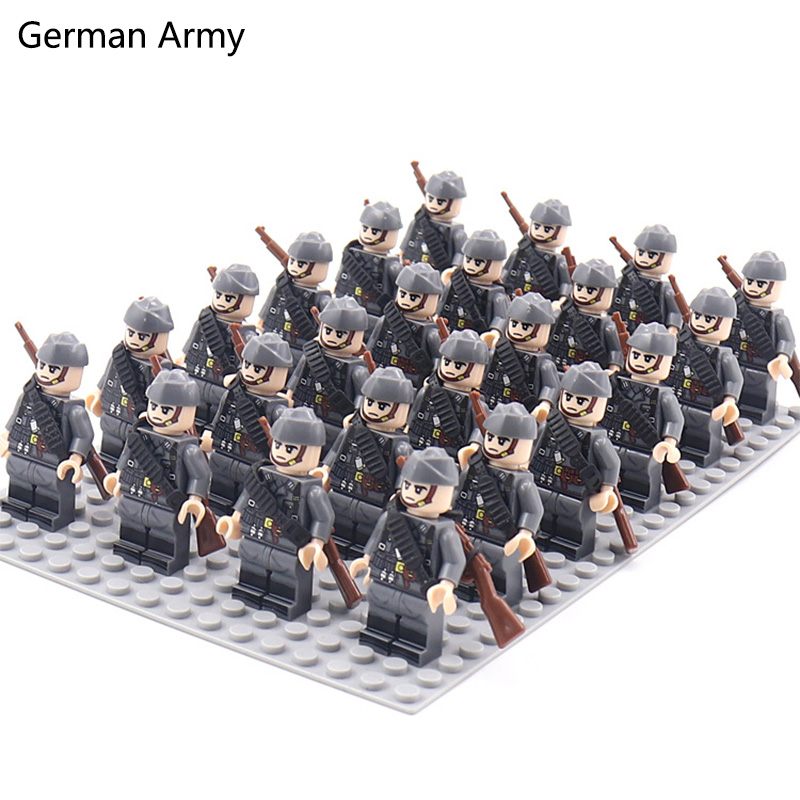 WW2 24 adet/grup Askeri Askerl - Lego Set Creator incelemesi ve fiyatı