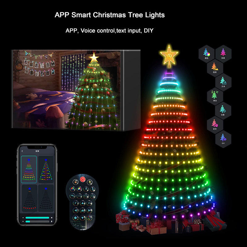 7FT 400 LED'li Akıllı Noel Ağa - Star Tree Topper incelemesi ve fiyatı