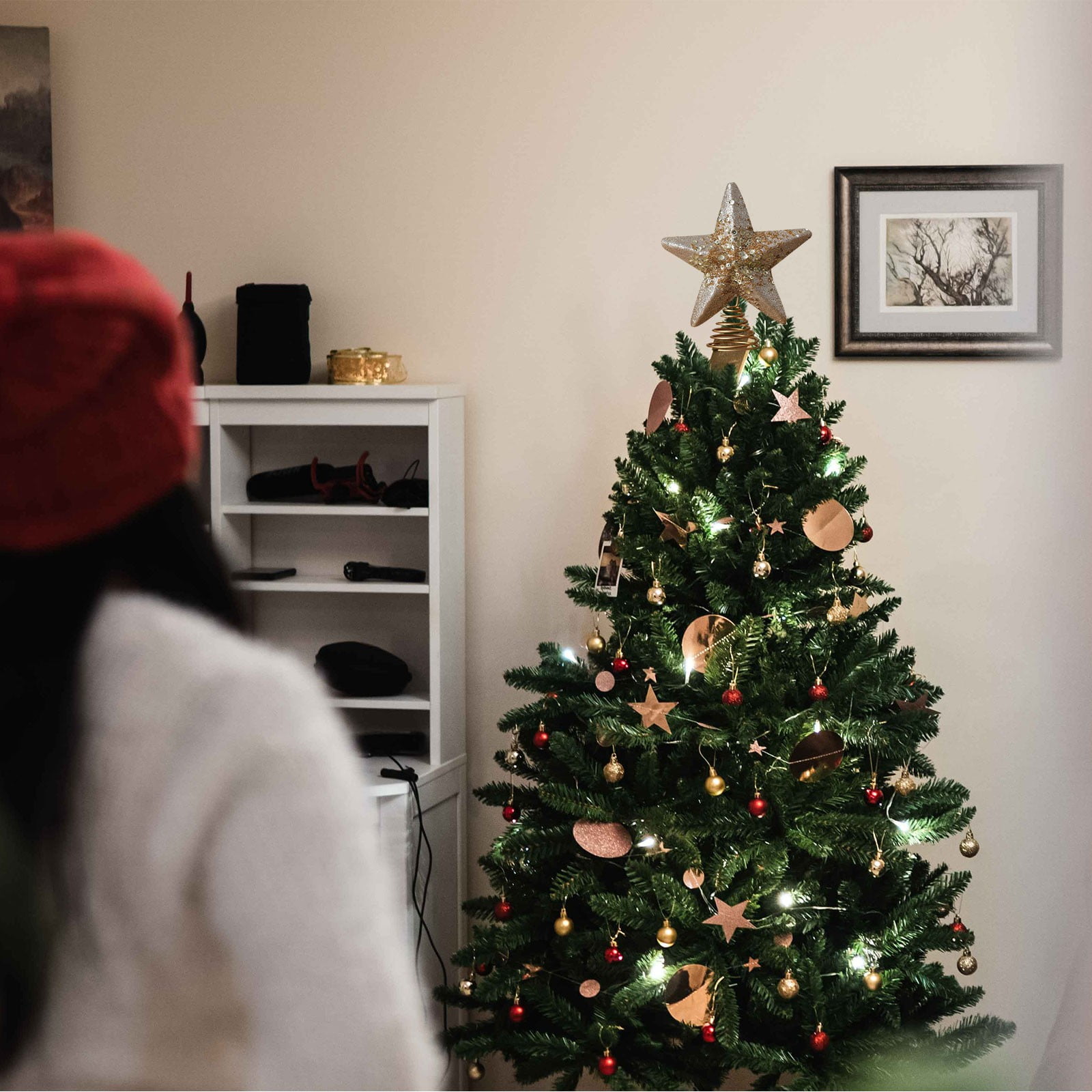 Noel Ağacı Üst Yıldız Süsü Par - Star Tree Topper incelemesi ve fiyatı