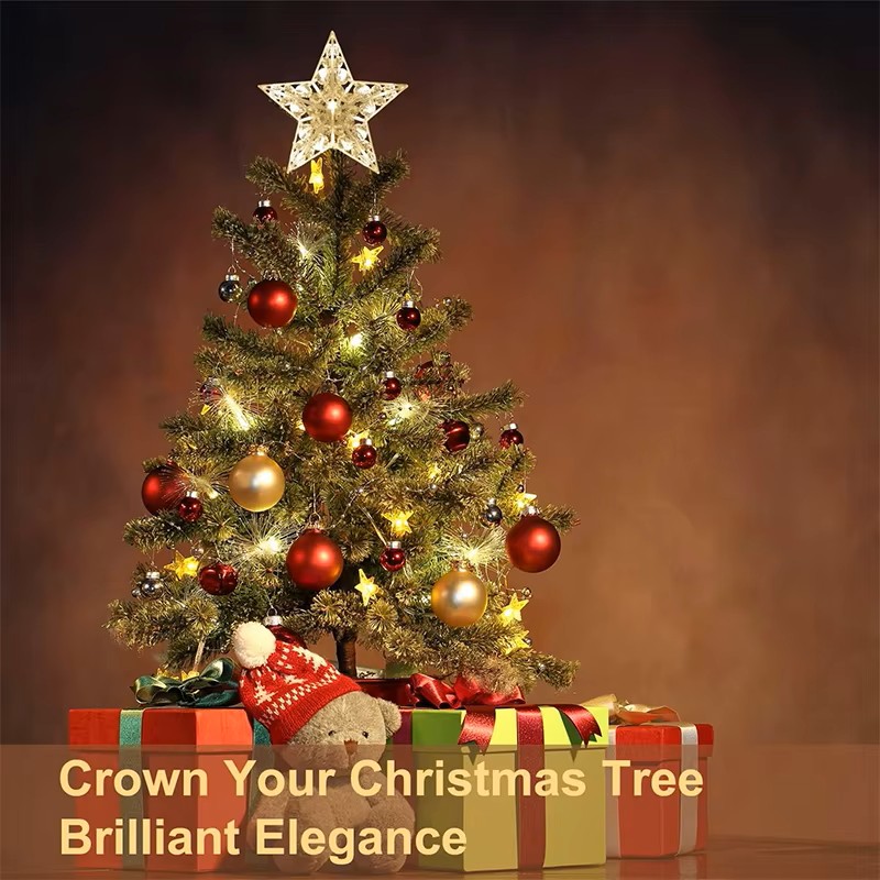 15 cm Noel Parlayan Ağaç Toppe - Star Tree Topper incelemesi ve fiyatı