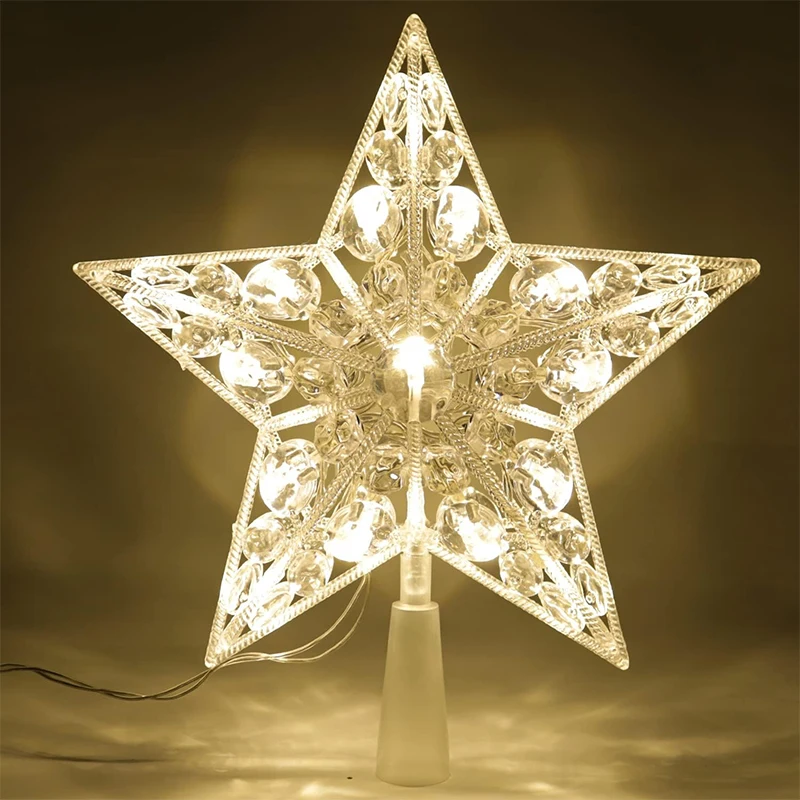 15 cm Noel Süsü Işıklı Ağacı T - Star Tree Topper incelemesi ve fiyatı